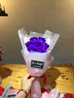 Bó hoa sáp thơm 7 bông