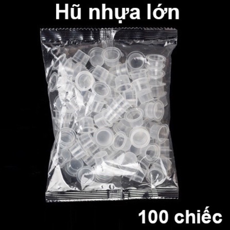 Chum/ Hũ Nhựa -Silicon Đựng Mực Trong Phun Xăm