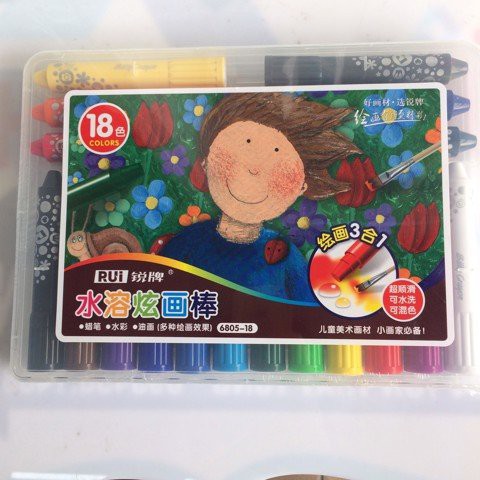 Sáp màu 3in1 18 màu 6805-18 - Silky Crayon