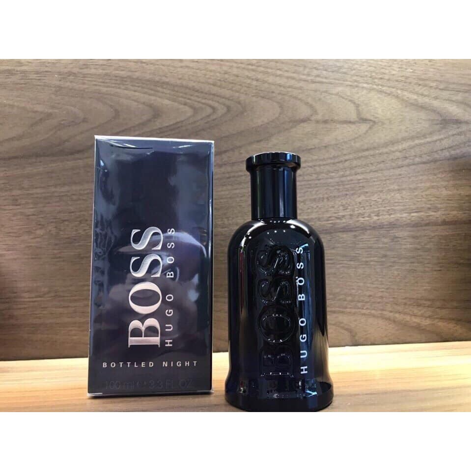 [Có Video] Nước hoa nam Hugo Boss Bottled Night EDT 100ml - Nước hoa Pháp sỉ lẻ giá tốt có cửa hàng Q10 HCM