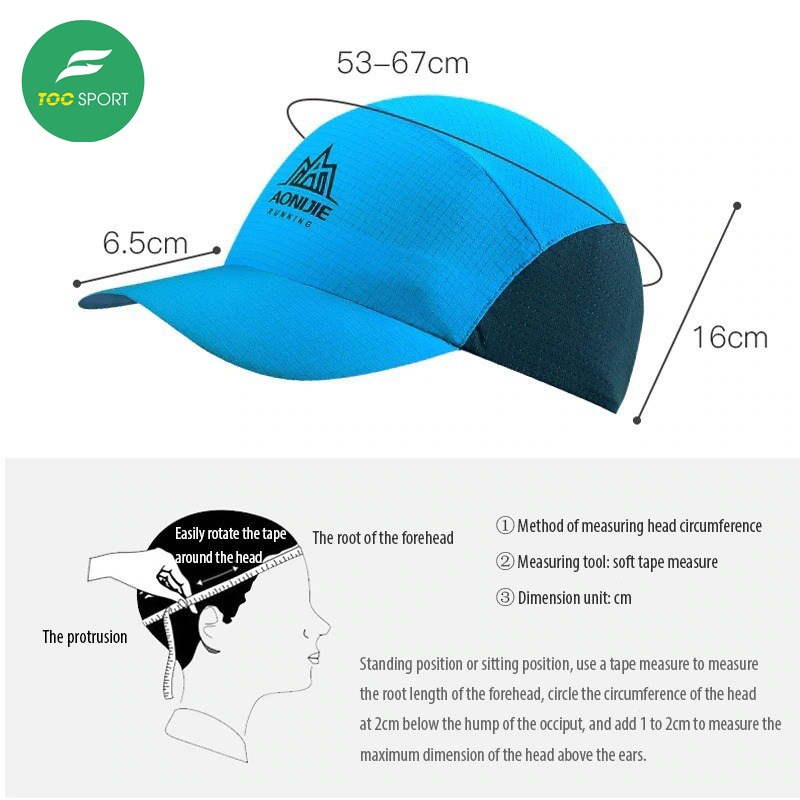 MŨ LƯỠI TRAI CHẠY BỘ AONIJIE E4107 SIÊU NHẸ