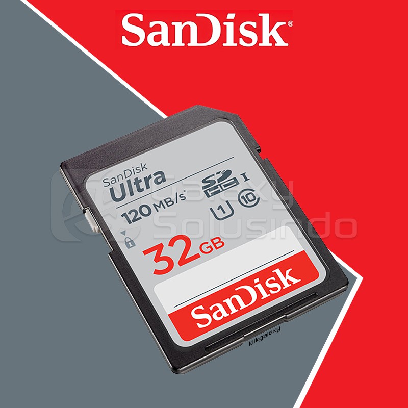Thẻ Nhớ Sandisk Ultra Sdhc 32gb Uhs-i Class 10 Sd Card 120mb / S | BigBuy360 - bigbuy360.vn