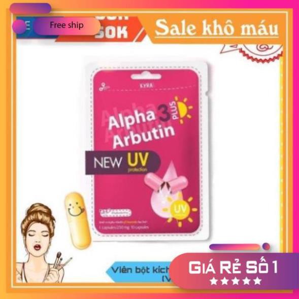 Túi Bột Kích Trắng Chống Nắng Alpha Arbutin 3Plus