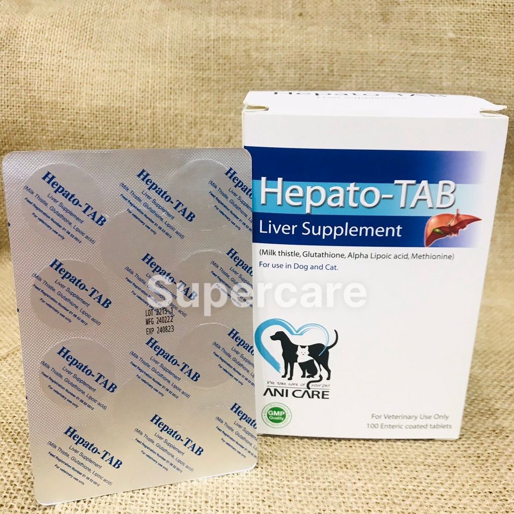 Combo 5 v HEPATO TAB  Dùng Cho Chó Mèo