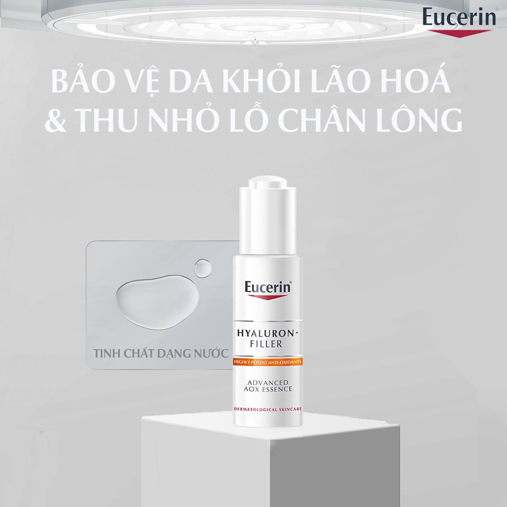 Eucerin - Tinh Chất Ngừa Lão Hóa và Se Khít Lỗ Chân Lông Eucerin Hyaluron-Filler Advanced AOX Essence 30ml