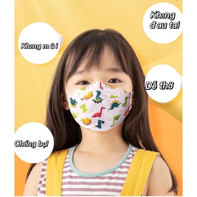 KHẨU TRANG KF94 Xuất Hàn CHO BÉ 10 cái