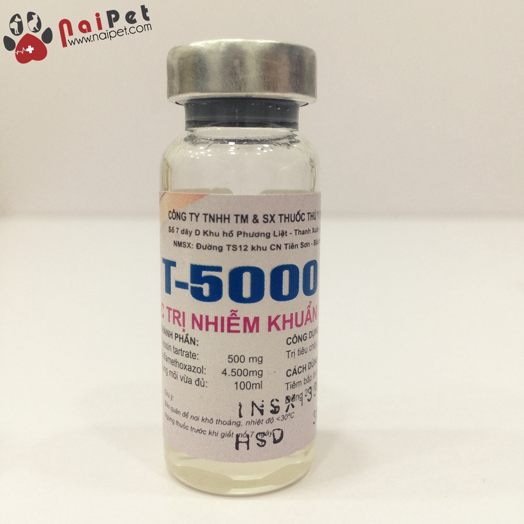 LỌ 10ml T-5000-Sảm Phẩm Cao Cấp Giúp Đẩy Lùi Đi Tiêu Chảy Trên Chó Mèo