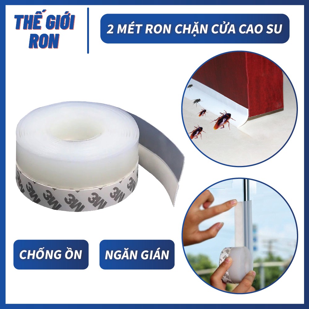 2 Mét Ron Chặn Cửa, Chân Cửa Loại 25mm 35mm 45mm - Ngăn Bụi Bẩn, Ô Nhiễm Vào Phòng Của Bạn