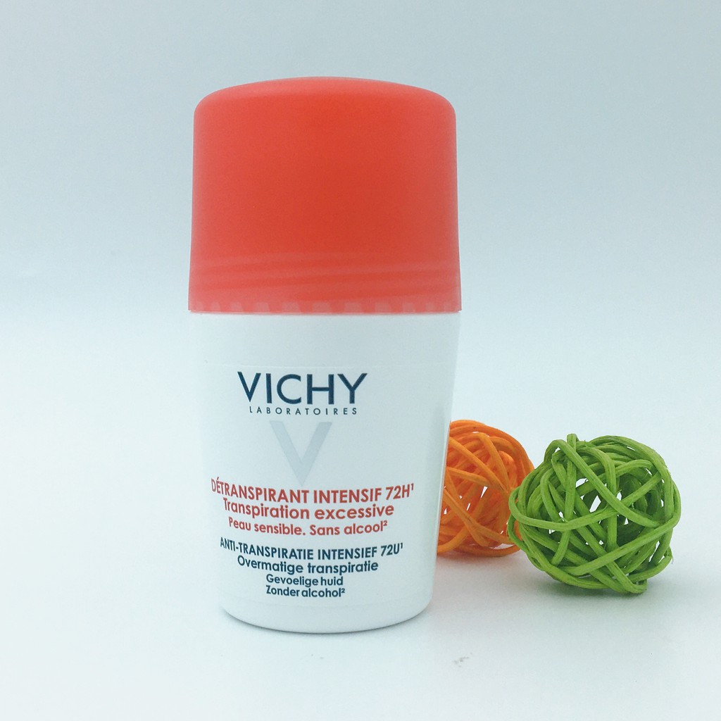 🔴 Lăn Khử Mùi Chuyên Sâu 72H Vichy Détranspirant Intensif 50ML