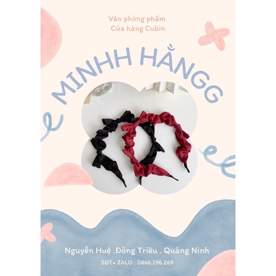 BỜM NƠ VẢI LỤA