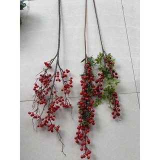 Đào đông cổ mới,quả chùm decor trang trí