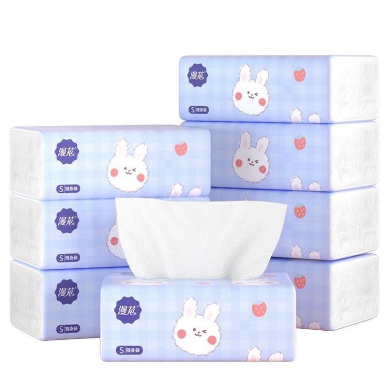 THÙNG 40 GÓI GIẤY RÚT HÌNH THỎ SIÊU DAI  (Kho Gia Dụng Ngọc Hân)