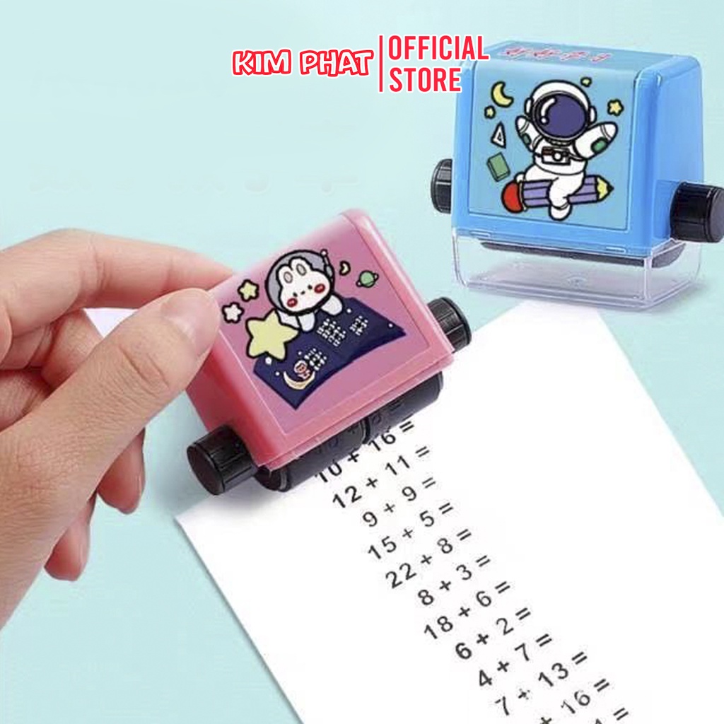 Máy in con lăn tạo phép tính cộng trừ,máy tạo phép tính , máy in phép cộng, trừ ra bài tập cho bé