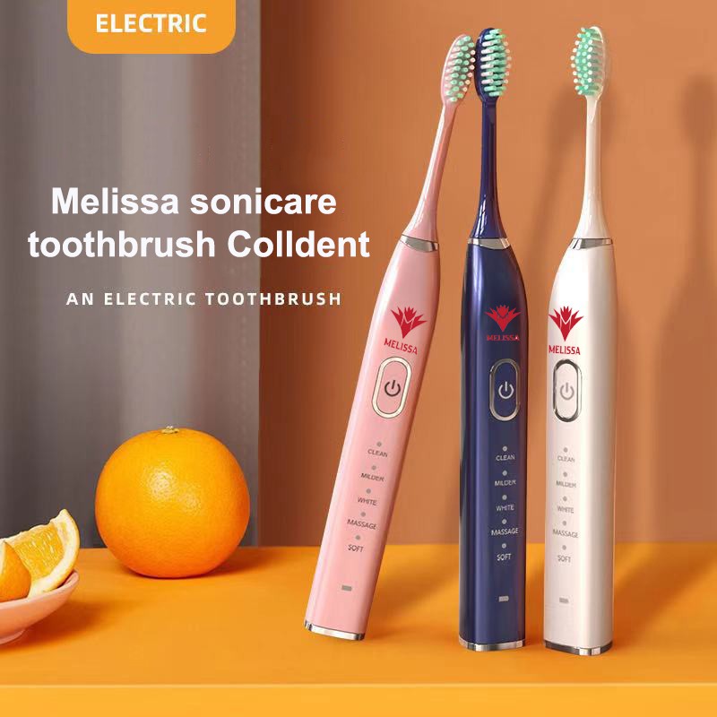 Bàn chải đánh răng điện học sinh sinh viên Melissa sonicare toothbrush Colldent - Hàng chính hãng bảo hành 2 năm