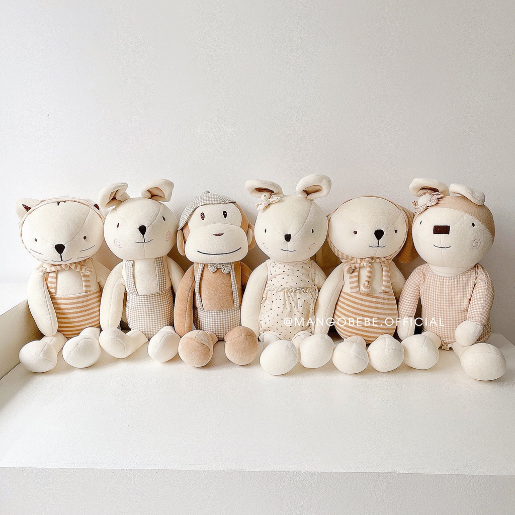 Thú Bông Organic Bless Nature Hàn Quốc size 30cm 50cm