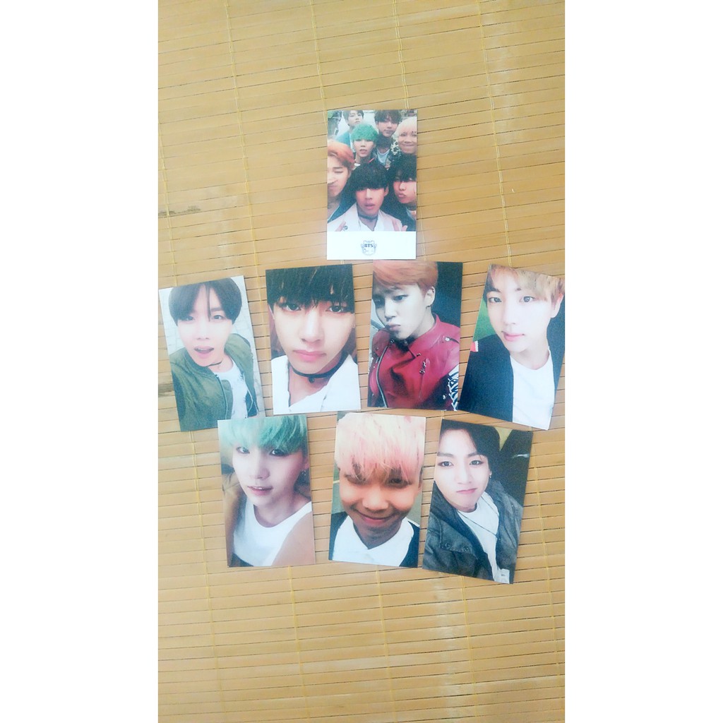 Set card có chữ kí BTS [Đơn 50k tặng kẹp tóc Hàn Quốc cực xinh]