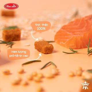 [400g] 𝗨𝗿𝗯𝗮𝗻_𝗕𝗼𝘄𝘄𝗼𝘄_Cá hồi viên từ thịt thật cho chó