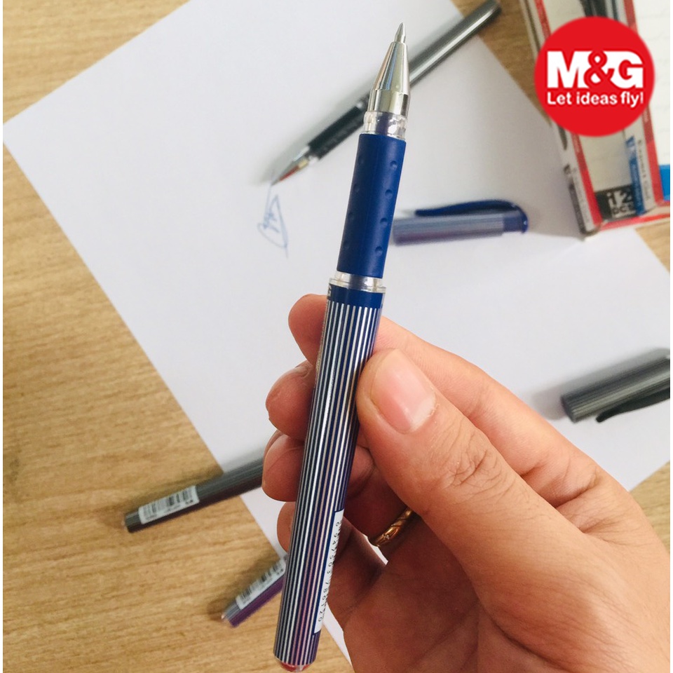 Bút bi mực gel nước AGP 13671  nét 0.7 luyện viết chữ hán