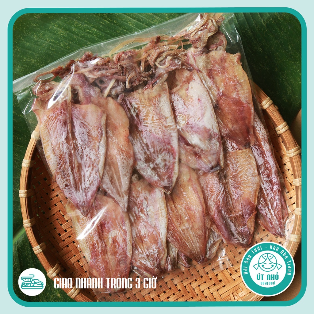 [HCM] - KHÔ MỰC NHA TRANG (Size Nhỏ ~80con/kg) - Loại ngon đặc biệt - Cam kết không sử dụng chất bảo quản