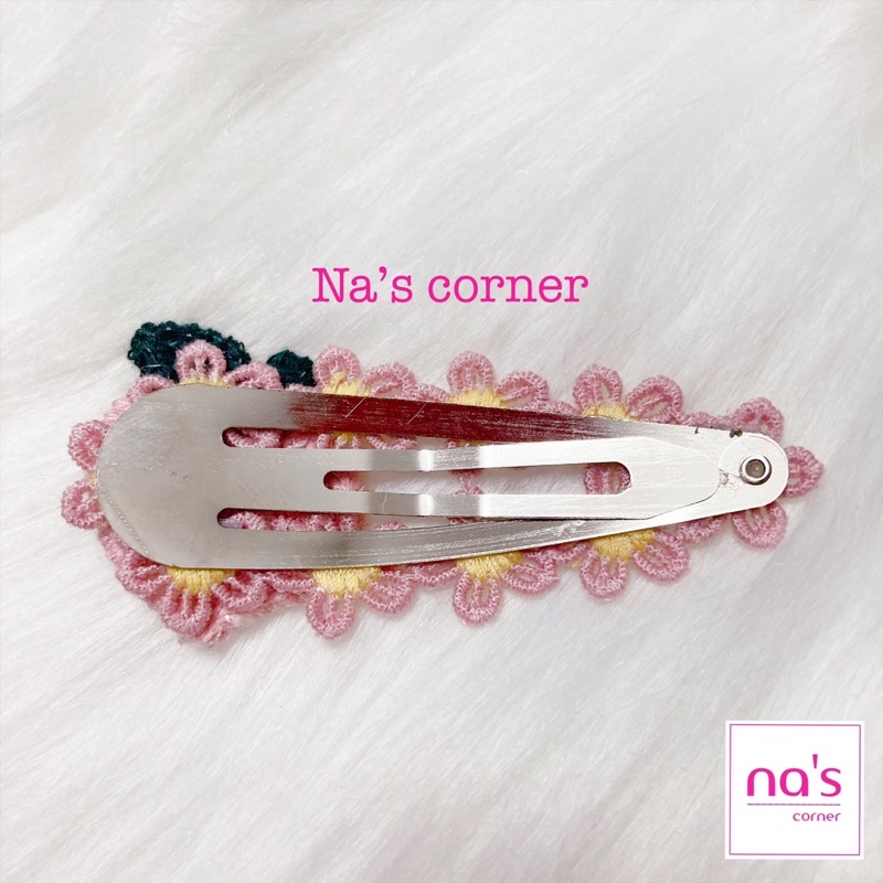 Kẹp tóc mái len đan thêu handmade hoạt hình hoa trái cây dễ thương ngộ nghĩnh dạng kẹp bật hairclip