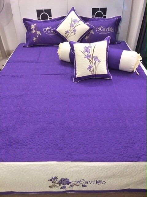Vỏ chăn satin trần bông có khoá kéo lồng được ruột - Th08