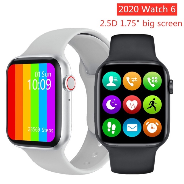 [GIÁ HUỶ DIỆT]Đồng Hồ Thông Minh Watch 6 Seri 6 - Smart watch W26 W6 44mm | Màn Hình Tràn Viền - Kháng Nước - Pin 200h