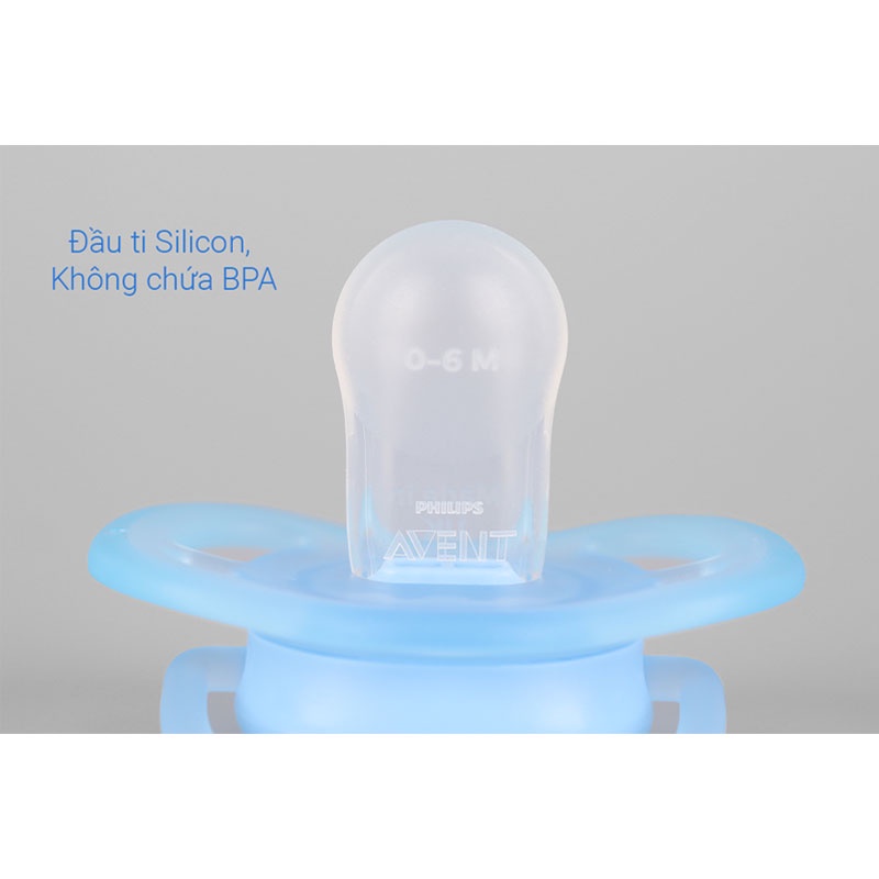 Ti ngậm thông khí hình khủng long cho trẻ 0-6 tháng Philips Avent SCF544/10