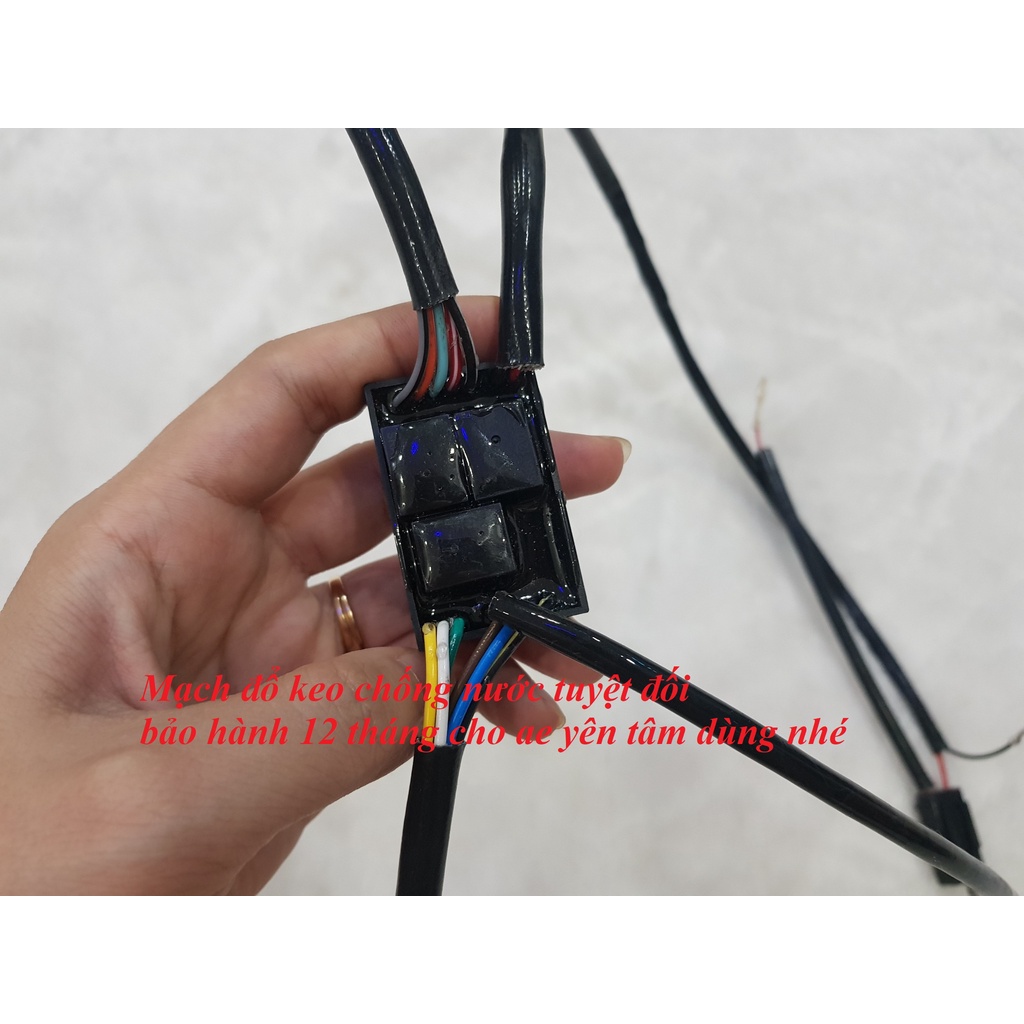 Mạch Passing đèn Bi mini cho xe Airblade sử dụng trên công tắc passing sh lắp đặt như zin