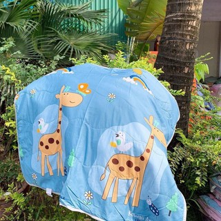 Chăn mền đắp cho bé vải cotton mềm mát, chắn đắp mùa hè