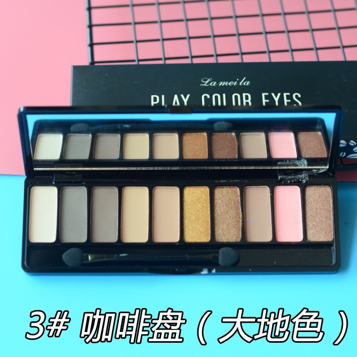 Bộ trang điểm phấn mắt 10 màu Lameila Play Color Eyes