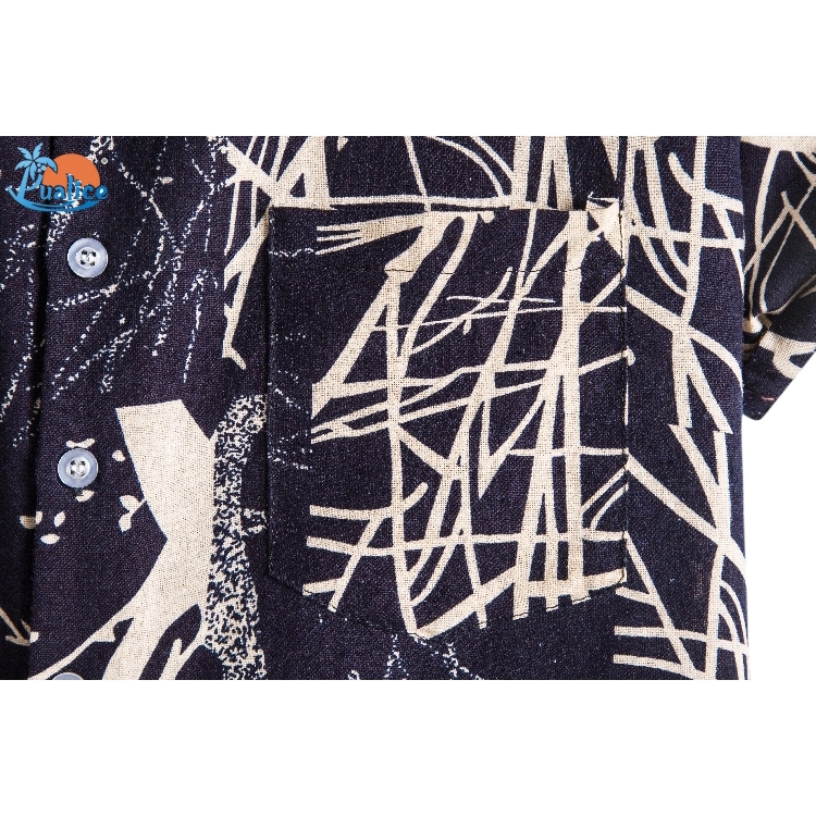 Cotton hemp ethnic style suit collar short sleeve shirt68 | BigBuy360 - bigbuy360.vn