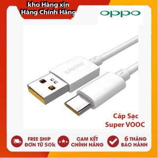Cáp sạc nhanh oppo r17pro công nghệ super vooc