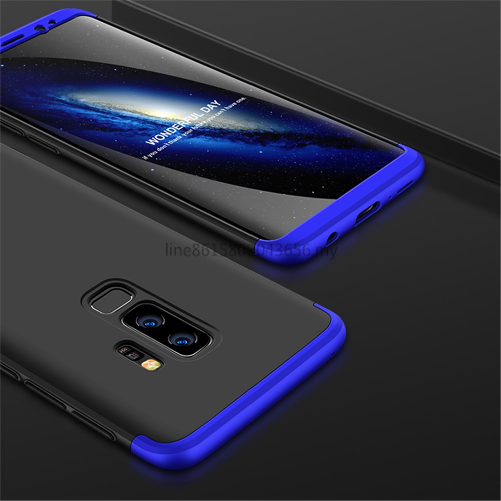 Ốp điện thoại cứng GKK 3 trong 1 360 độ cho SAMSUNG Galaxy S9 Plus S9 S9+ S6edge A8 2018 A8+ 2018 A8plus2018° Ốp lưng bảo vệ toàn diện cho điện thoại
