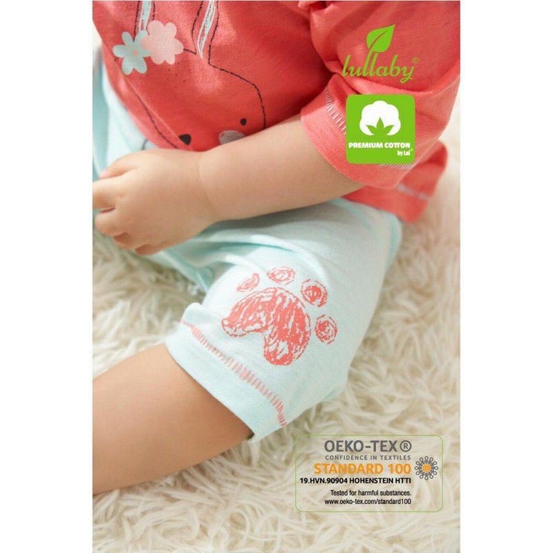 [Xả hàng] Bộ quần áo tay lỡ bé trai/bé gái Lullaby NH77B (Sz 9m-4y)