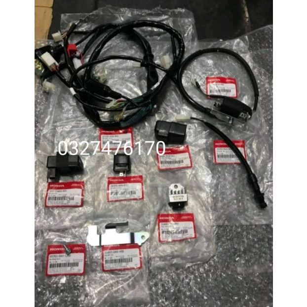 Full bộ dây điện, mopin sườn, ic ... xe Dream zin honda