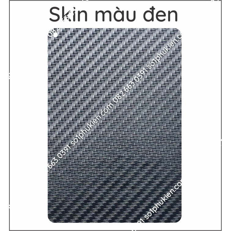 Miếng dán mặt lưng skin carbon iPad 10.2 2021 (gen 9)