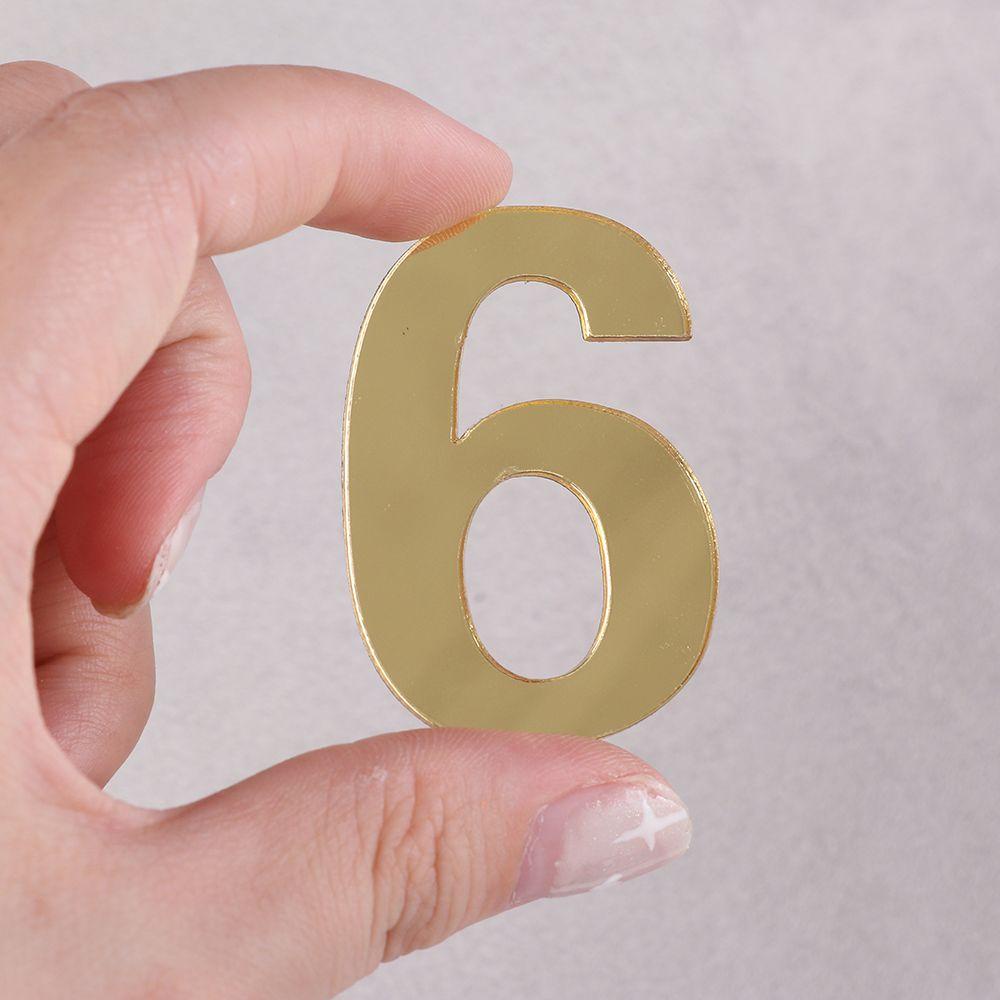 1 Miếng Dán Hình Chữ Số Hiện Đại Tự Dính Trang Trí Nhà Cửa / Khách Sạn