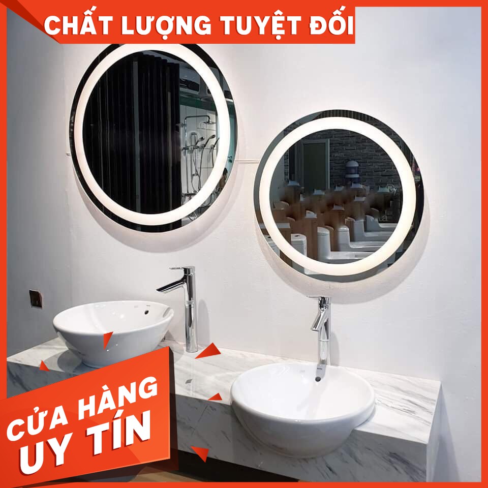 Gương Tròn Led Cảm Ứng Sang Trọng Cao Cấp Nhà Tắm