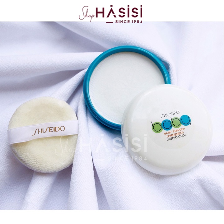 PHẤN PHỦ KIỀM DẦU SHISEIDO - Baby Powder 50g (Hộp Xanh Nắp Trắng)