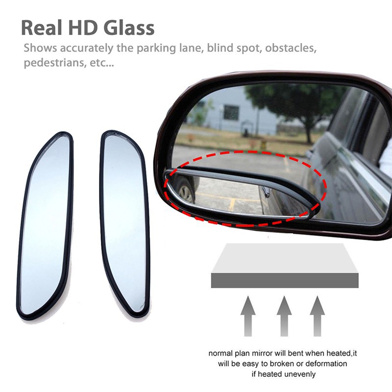 Gương chiếu điểm mù gắn kính chiếu hậu góc nhìn 360 độ cho xe hơi | BigBuy360 - bigbuy360.vn