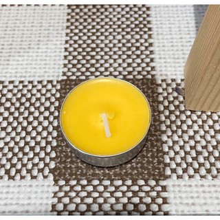1 viên nến tealight trắng/vàng
