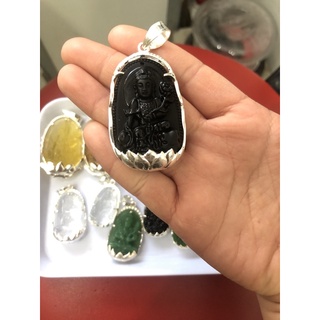 Mặt Phật bản mệnh bọc bạc