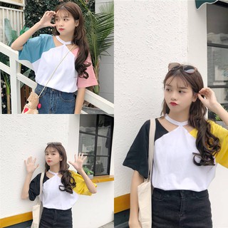 Áo Thun Nữ Ngắn Tay In Họa Tiết Phong Cách Hàn Quốc