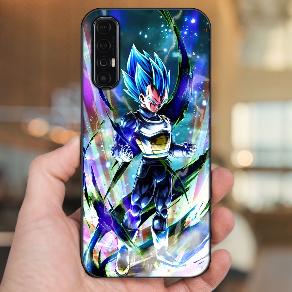 Ốp lưng Oppo Reno 3 Pro viền đen in hình Vegeta Dragon Ball