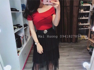 Áo vạt chéo chất đẹp