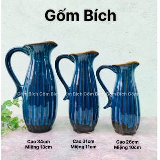 Bình hoa lọ hoa dáng bình sữa cao gốm sứ bát tràng