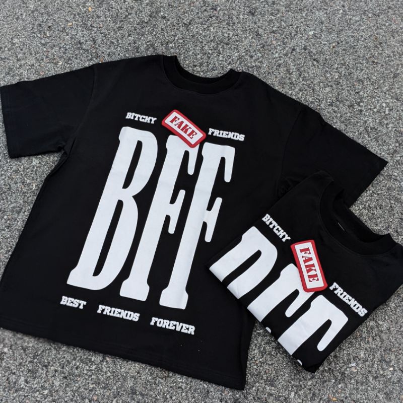 YOSICLUB ÁO THUN OVERSIZE BFF TSHIRT