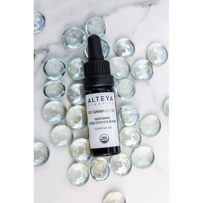 Serum Dưỡng Mắt Alteya Organics Hoa Hồng Hữu Cơ Bio Damascena Rose Otto Restoring Eye Serum, 10ml