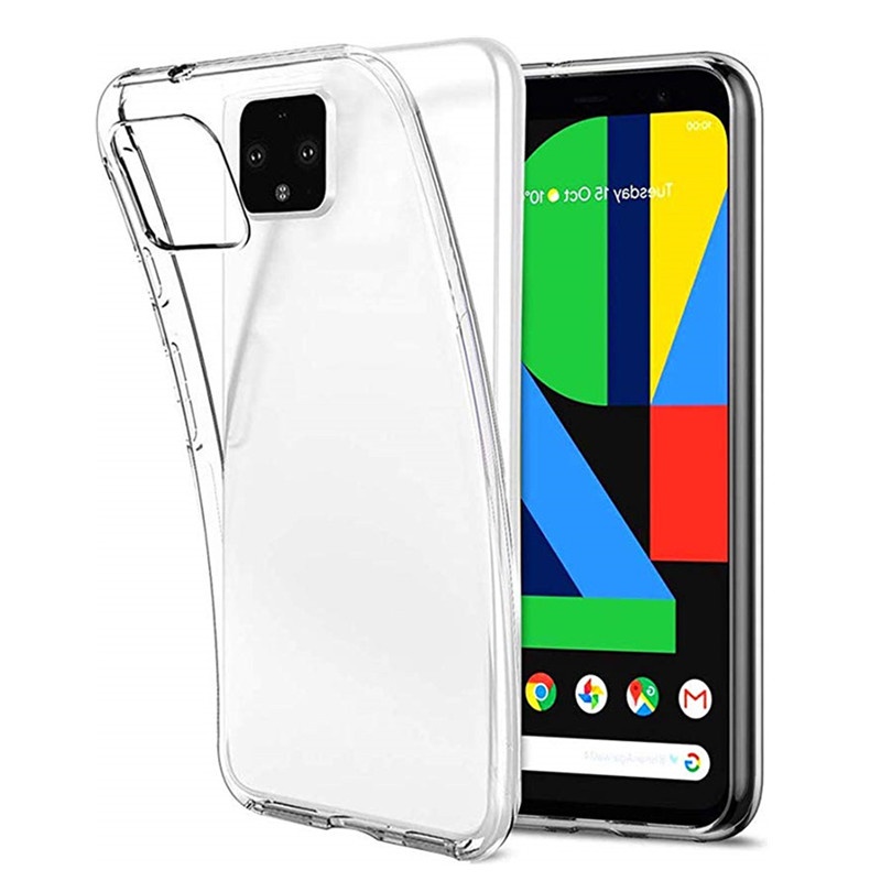 Ốp Điện Thoại Silicon TPU Mềm Trong Suốt Cho Google Pixel 4 5 3A 3 2 XL Google Pixel 4 5 4A Pixel4 P