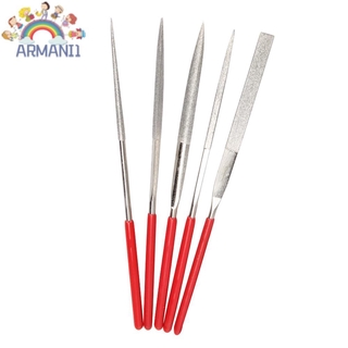 Bộ 5 dụng cụ mài dũa ARMANI bằng kim loại chuyên dụng cho đồ gỗ/thủy tinh tiện dụng